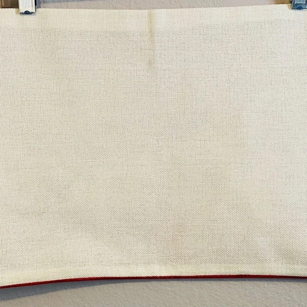 Hand Crafted Red 'Blessed' Decorative Pillowcase
